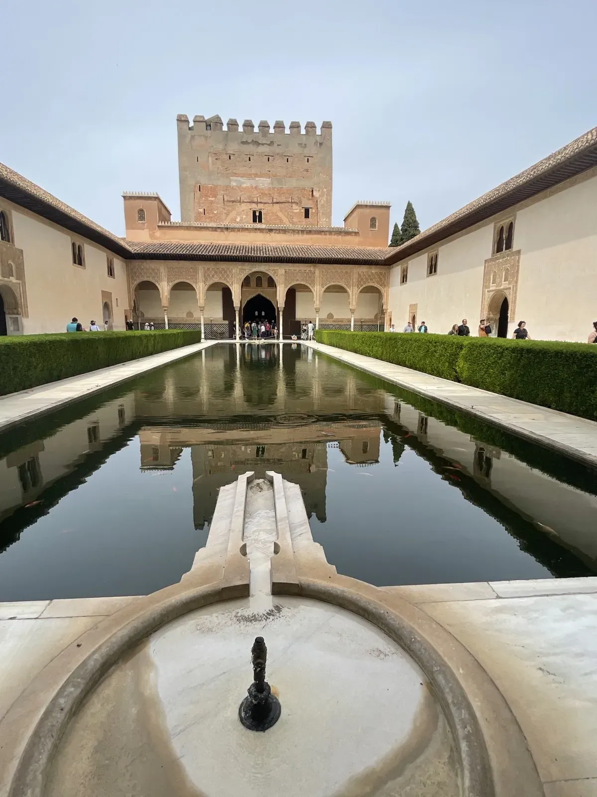 Reflecting pool at the Alhambra